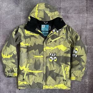 Men's 686 Limited Edition Camo Camotooth Snowboard Winter Ski Coat Jacket Sz M